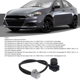 Keenso Cámara de Respaldo, Cámara de Asistencia de Estacionamiento de Marcha Atrás con Vista Trasera Montada en el Maletero 56038990AA Reemplazo para 2013‑2016