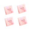 DEVENTORZ Eraser, Cute Cherry Blossom Pattern, Square (Set of 4),