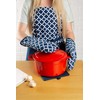 DII Lattice Basics Collection Kitchen Essentials, Oven Mitt Set, Nautical