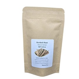 Burdock Root - Arctium lappa Roasted Loose Burdock Root Cut 100% from Nature (4 oz)