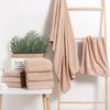 Bath Towel, Set of 2, Sand Beige, 27.6 x 55.1