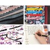 WONDERPOOL Refillable Spiral Leather Diary 6 Ring Binder Notebook Writing
