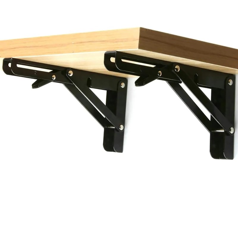 Anhoer Pack of 2 Folding Console Heavy Duty Hinges Folding