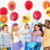 ParPix Pack of 15 Fire Brigade Birthday Decoration Balloons, 12