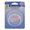 Beadalon Half Round Silver Plated 21-Gauge Wire, 4-Meters