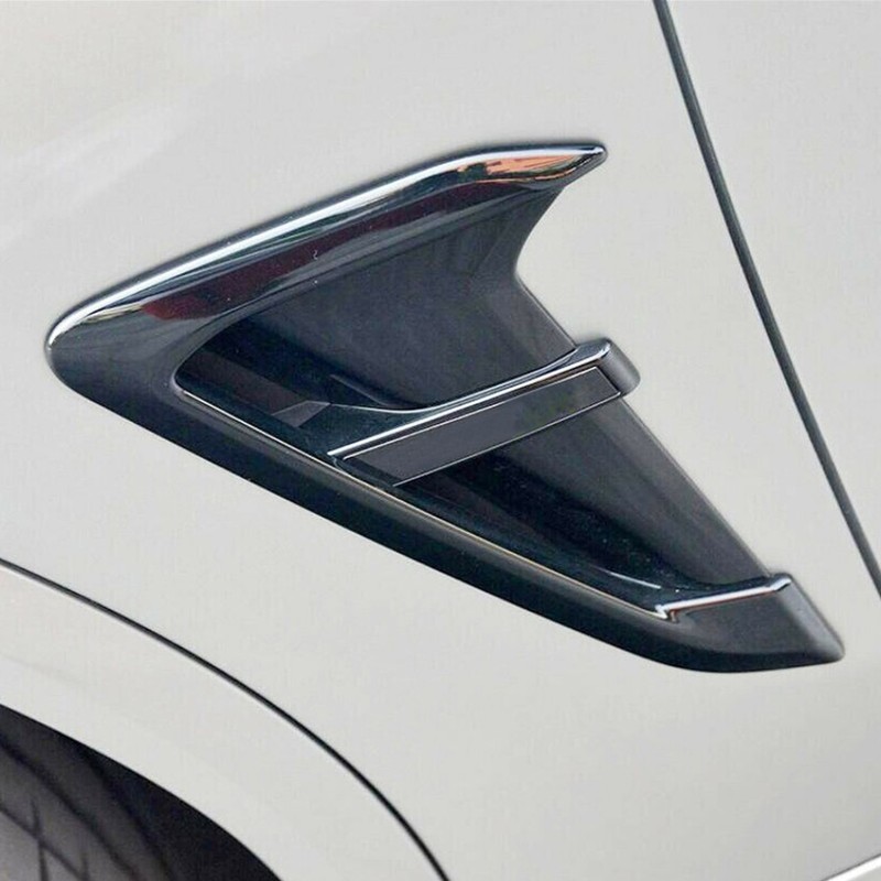 2pcs Car Side Fender Air Vents Grille Trim Fit for