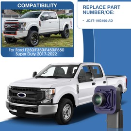 ACAUTO Rear View Backup Reverse Camera Fit for Ford F250 F350 F450 F550 Super Duty 2017-2022 Parking Back Up Assist Camera Replace# JC3T-19G490-AD