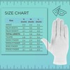ANSMIO 12 Pairs Cotton Gloves, White Gloves for Dry Hands,