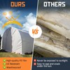 Crawl Space Vapor Barrier, 12 mil 10'x50', White Heavy Duty