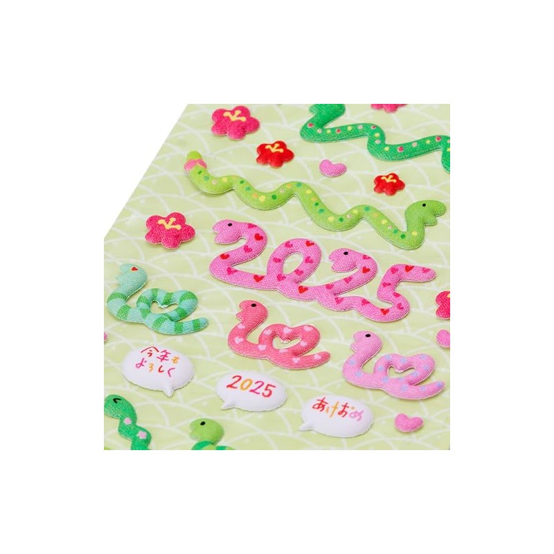 Sanrio New Year's Day Snake Sticky Seal JNP 25-5 111139