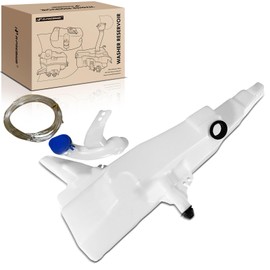 A-Premium Windshield Washer Reservoir Tank Assembly Compatible with Ford Escape 2020 2021 2022 2023 2024 - with Cap & Washer Pump & Fluid Level Sensor & Filler Neck
