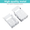 CLKE 2Pcs Venetian Blinds Brackets, Venetian Blind Fittings Brackets, Metal