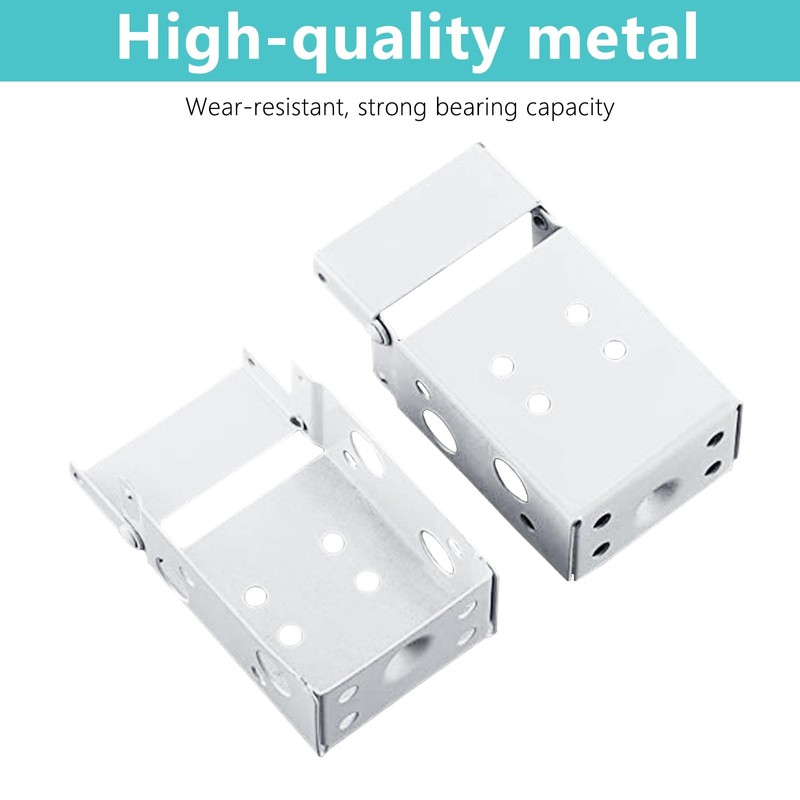 CLKE 2Pcs Venetian Blinds Brackets, Venetian Blind Fittings Brackets, Metal