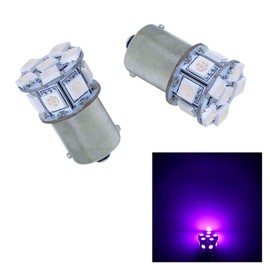 PA LED 2PCS 13SMD 1156 BAU15S Purple Auto LED Bulb 12V for Turn Signal Side Marker Stop Back Up Tail Light (7507 PY21W 1156PY 1056 12496 5009 7507AST Available)