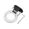 ACROPIX Universal Silver Tone Tow Hook Decor Bumper Trailer Sticker