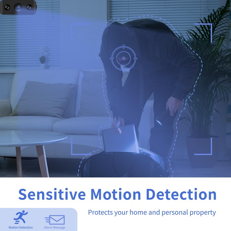 Mini Indoor Security Camera Wireless Home Camera Smart Small Outdoor