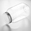 novelinks 32 OZ Clear Plastic Mason Jars with Lids -