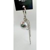 NYUNYU Bag Charm Silver Ball (Christmas Ball Style) - SHIPS