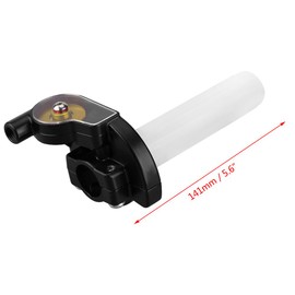 22 mm motorcycle sight throttle grips, motorcycle sight throttle grips twist gas throttle grip for 50cc-160cc ATV dirt bike, orange