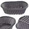 KADAX Braided Basket, Polypropylene Bread Basket, Fruit Basket, Food Basket