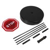Pissente Garage Parking Stop Sign with LED Flashing Alert, Adjustable