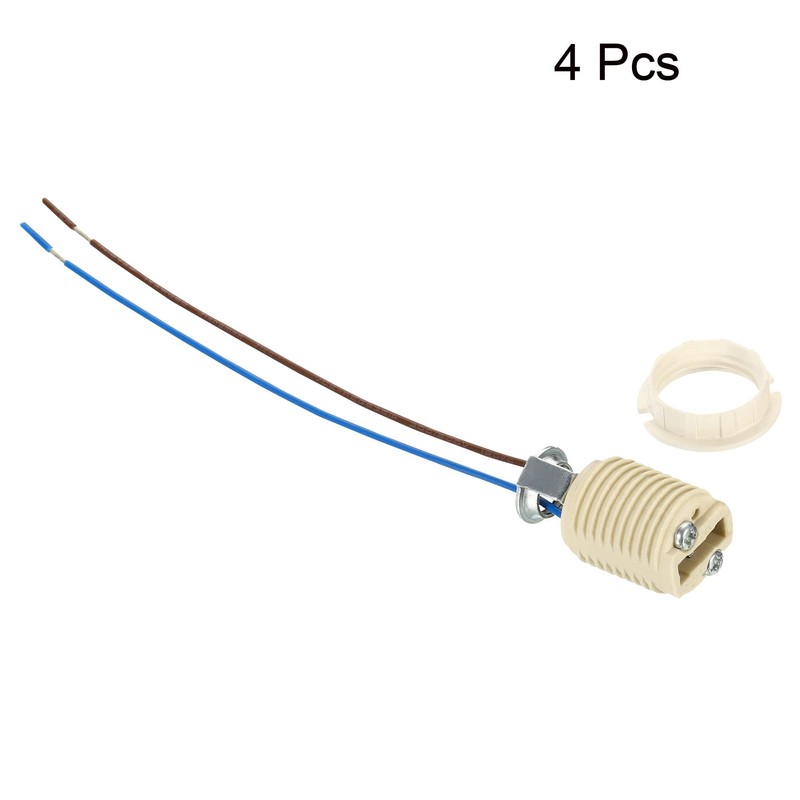 PATIKIL G9 Light Base Socket, 4 Pack Ceramic Lamp Bulb