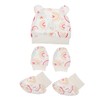 BESPORTBLE 1 Set Cotton Gloves Hat Foot Covers Adorable Rainbow
