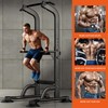 SogesPower Power Tower Dip Station Pull Up Bar for Home