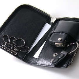 Zonar Comodo 31031 Key Case, 4 Strands, Smart Key Compatible, Braun