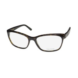 VERA WANG LUXE ILBI HANDMADE PREMIUM ACETATE DESIGNER HOT EYEGLASS FRAME/EYEWEAR - Tortoise, 52-17-135