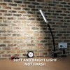 OUSEXI LED Magnetic Work Light, 15W high Brightness,Flexible Gooseneck lamp