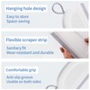 VZU 2PCS Shower Squeegee, Shower Scraper, Small Squeegee, Flexible Silicon