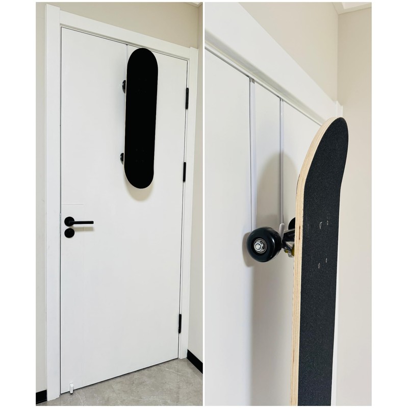 Mars-Rock Over The Door Metal Hooks with Plastic Coating 10"