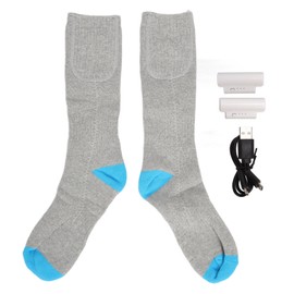 Electric Heating Socks 3 Gear Temperature Adjustable High Elasticity Washable Rechargeable Battery Heated Socks