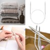 8Pcs Stainless Steel Circular Knitting Needles Set, Stainless Steel Circular