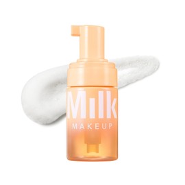 Milk Makeup Cloud Glow Priming Foam - 27 mL - Illuminates & Primes Skin with Turmeric & Saffron - Creates Smooth Base for Makeup - 12-Hour Hold - All Skin Tones - Vegan, Cruelty Free
