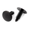 XMHF 100Pcs 4.7mm Hole Plastic Rivets Fastener Push Clips Black