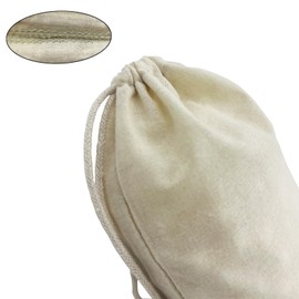 DUGYIRS Pack of 30 Cotton Bags with Drawstring, Muslin Storage Bags for Party, Gift, Storing and Organising Items