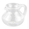 G.E.T. CM-300-PC-CL Restaurant Style Plastic Coffee Creamer Pitcher, 3 Ounce,