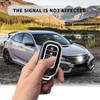 QBUC for Honda Key fob Cover with Keychain,Car Key Case