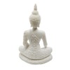 Sterlling Effectz Ornaments JRose Collections Thai Buddha Sitting White Colour