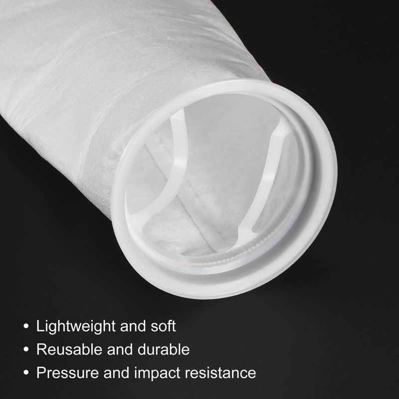 PATIKIL 6 Inch Ring Filter Socks 75 Micron, Mesh Bags