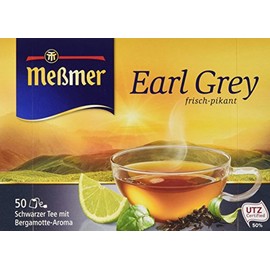 Meßmer Earl Grey, 50 Prey, Pack of 6 (6 x 88 g)
