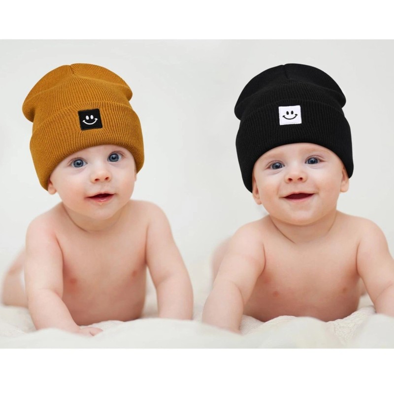 Paladoo Baby Beanie Knit Ski Hat Cute Face Girls Boys