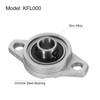 sourcing map 2pcs KFL000 Pillow Block Bearings 8mm Bore Bearing