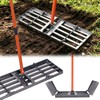 Heavy Duty Lawn Leveling Rake, 30" x 10" Stainless Steel