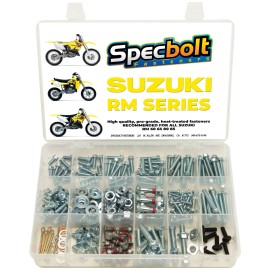 SPECBOLT Bolt Kit Suzuki RM RM60 RM65 RM80 RM85 RM100 RM125 RM250 RM370 RM400