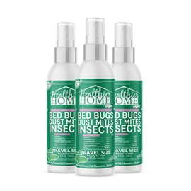 CHOMP! Bed Bug Spray, 3 Pack, Travel Size, Natural, Plant Based Bed Bug Killer, Insect & Pest Control for Home and Hotels for Ants, Bed Bugs, Spiders, Dust Mites, Flys, Peppermint Scent, 3.4 Fl Oz