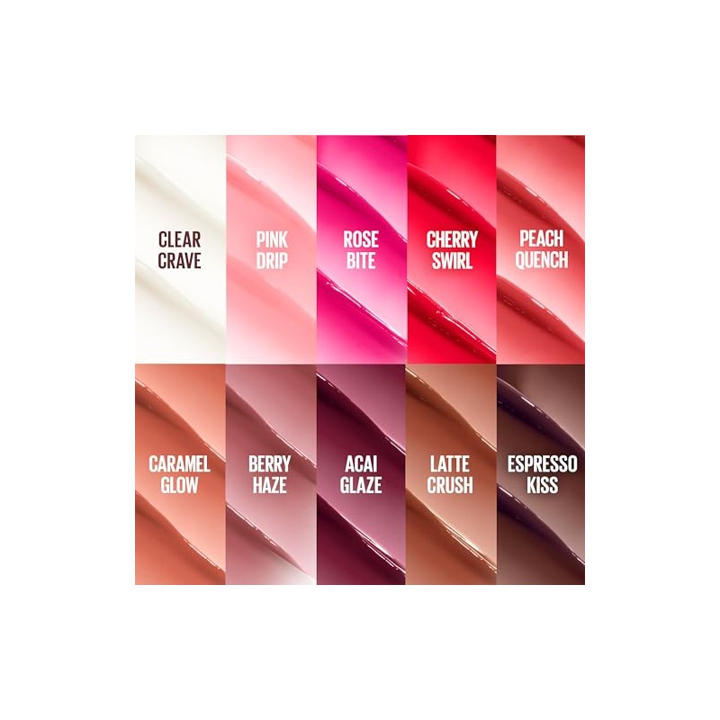 Maybelline Lifter Glaze, Bálsamo Labial Hidratante con Cereza, Acai Glaze