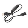 USB5V Thermostat Extension Cord Male in Female Out Flexible PVC